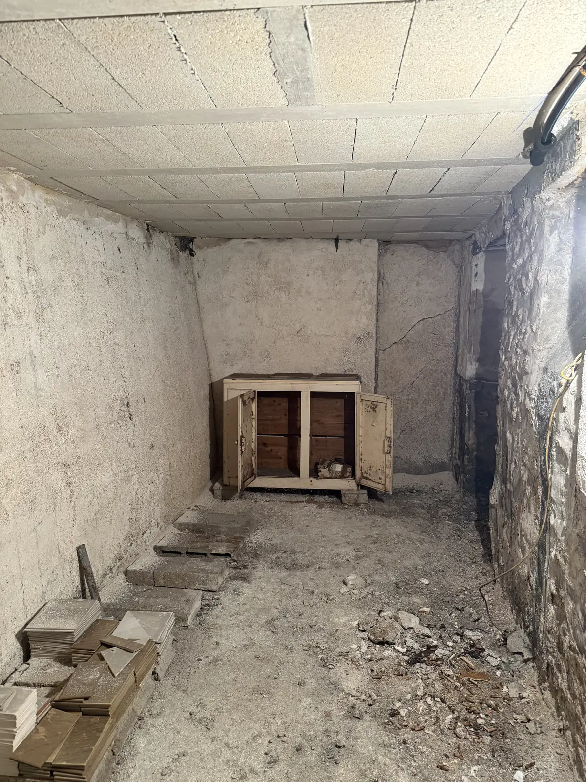 Aménagement d’une cave à Meaux (77) — avant travaux